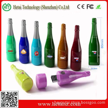 Colorful Bottle Shape USB Flash Drive 256MB